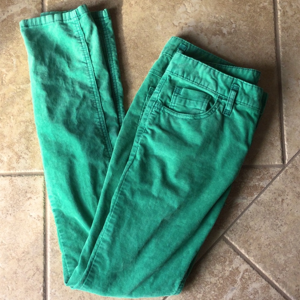Free People Green Skinny Jeans